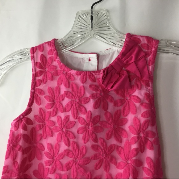 Gymboree Pink Floral Girls Dressy Dress Size 7 Dress Party Dress - Picture 4 of 6